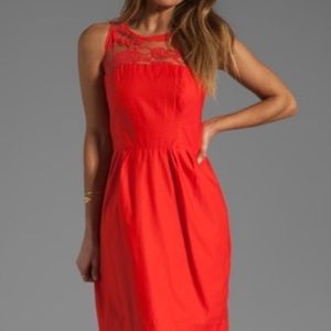 BB Dakota lace open back cocktail dress size 2